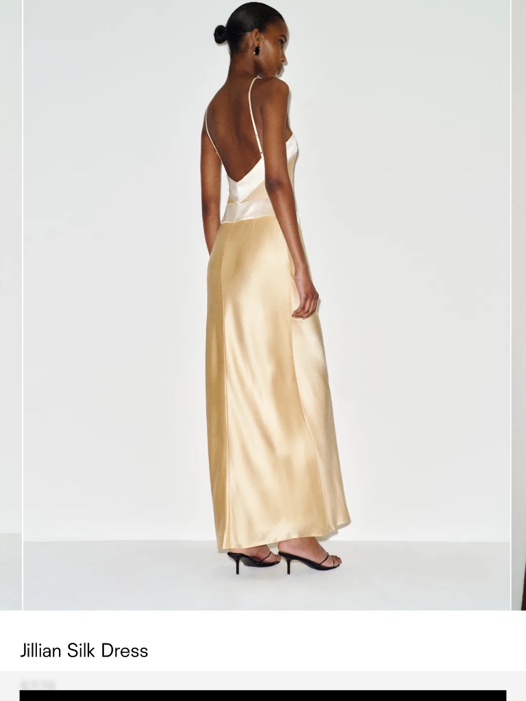 Reformation - Jillian Silk Dress — image 2 of 2